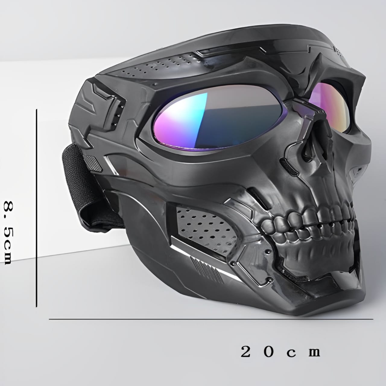 Motorcycle Skull Mask Cycling Windproof Full Face Skeleton Protective Mask Colorful Sickle Color Tactical Bike Bicycle Mask
