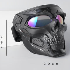 Motorcycle Skull Mask Cycling Windproof Full Face Skeleton Protective Mask Colorful Sickle Color Tactical Bike Bicycle Mask
