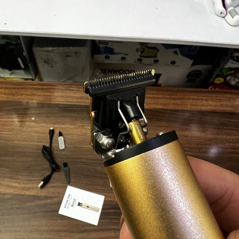 Nikai Professional Hair Trimmer NK-2598 Hair Trimmer Machine For Men | Men Hair Trimmer | Metal Body | Golden Color ( Original )