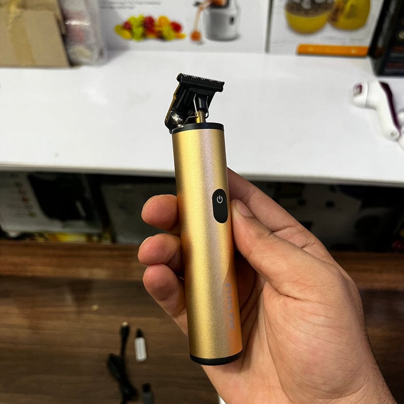 Nikai Professional Hair Trimmer NK-2598 Hair Trimmer Machine For Men | Men Hair Trimmer | Metal Body | Golden Color ( Original )