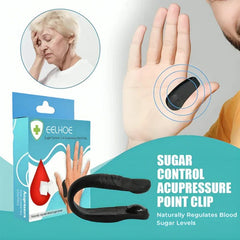 Sugar Control LI4 Acupressure Point Clip – Headache, Stress & Migraine Relief | Wearable Wellness Hand Clip z