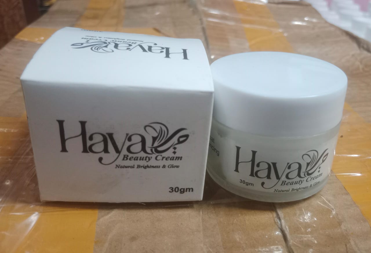 Haya Beauty Cream Natural Brightness &amp; Glow Beauty Cream White &amp; Glowing Face Cream 30mg