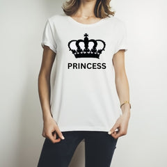 Stylish White T-Shirt with Cute Design â€“ Best Quality T-Shirts For Girls | T-Shirt For Women | Printed T-Shirts - Princes T-ShirtsÂ  | Princes Design T-Shirt