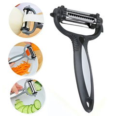 3-in-1 Vegetable Peeler Cyclone Knife â€“ Roto Peeler | Multifunctional kitchen tool designed for multiple peeling ( random color)