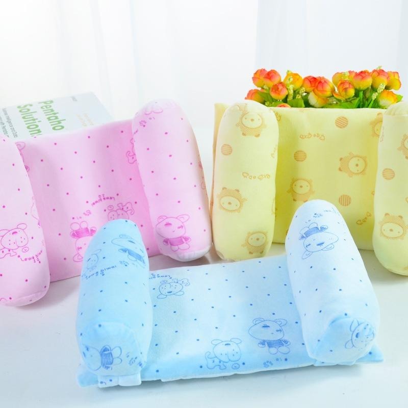 Shaping Baby Pillow  â€“ Baby Pillow Sleep Positioner New Bedding Neck Support Kids Anti Roll Pillow(Random Colors)