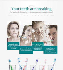 Sonic Electric Toothbrush for Adults IPX7 Waterproof DuPont Brush Head USB Rechargeable High Frequency Cleaning 6 Cleaning Modes