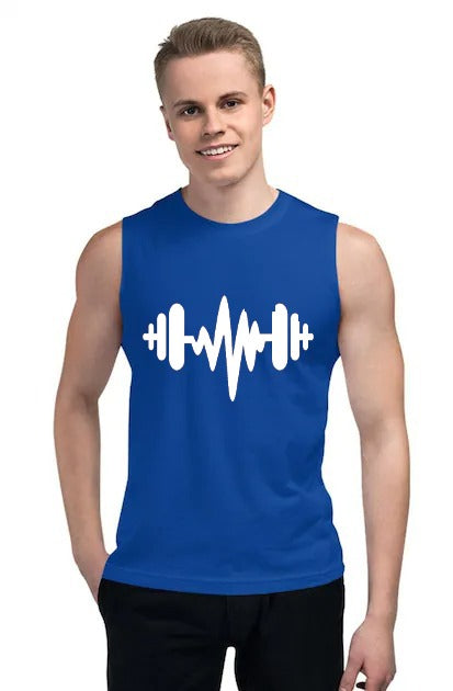 Avengers Logo Sando tank top for Men [Navy Blue] | Workout Tank top gym shirts for men