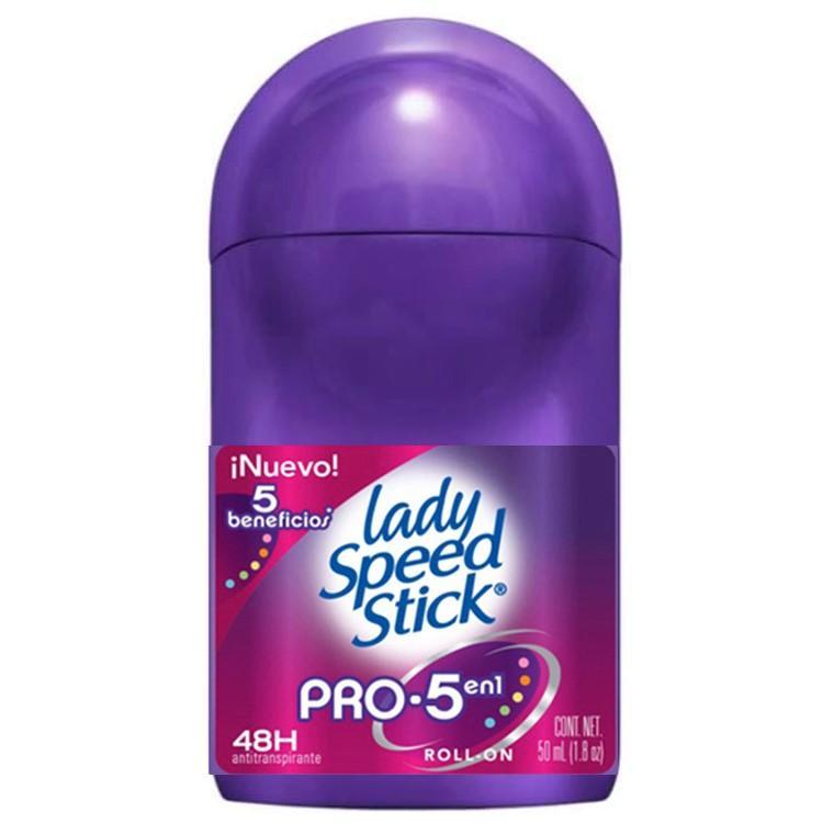 Pro Lady Speed Stick Invisible Dry Power Antiperspirant Deodorant Roll-On, Fresh Fusion - 50ml