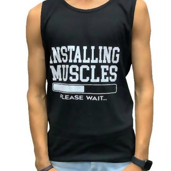 [Pack of 3] Menâ€™s Fitness Gym Sandos for Men Sleeve less for Men Top Fashion Wear Shirt Hoodie Sleeve less for Men