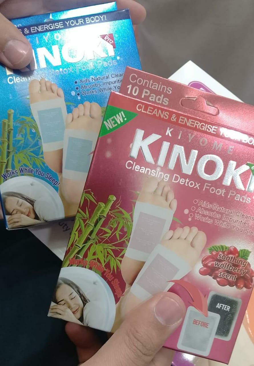 Kiyome Kinoki  Detox Foot Pads Patches Relaxation Massage Relief Stress Feet Care 10 Pads In Each Box(random box)