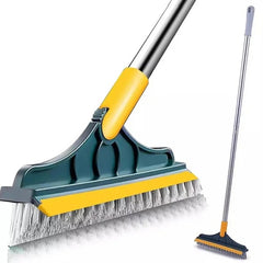 3 In 1 Floor Scrub Brush With Long Handle / Household Cleaning Brush