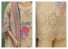 âœ¨ VIVARI  âœ¨ 3 Piece  Luxury Lawn Digital Printed Chickenkari Lawn Shirt/ Luxury Digital Printed  Pure Lawn/Unstitched Suit New Collection For Womens