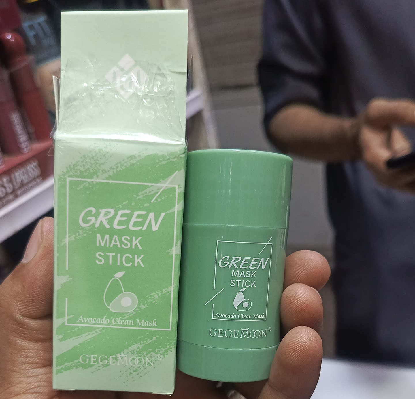 THE MAGIC GREEN STICK MASK ,green tea oil control cleansing mask / Blackhead Mud Mask | Deep Cleansing Mask | To Tight Pores | For Acne