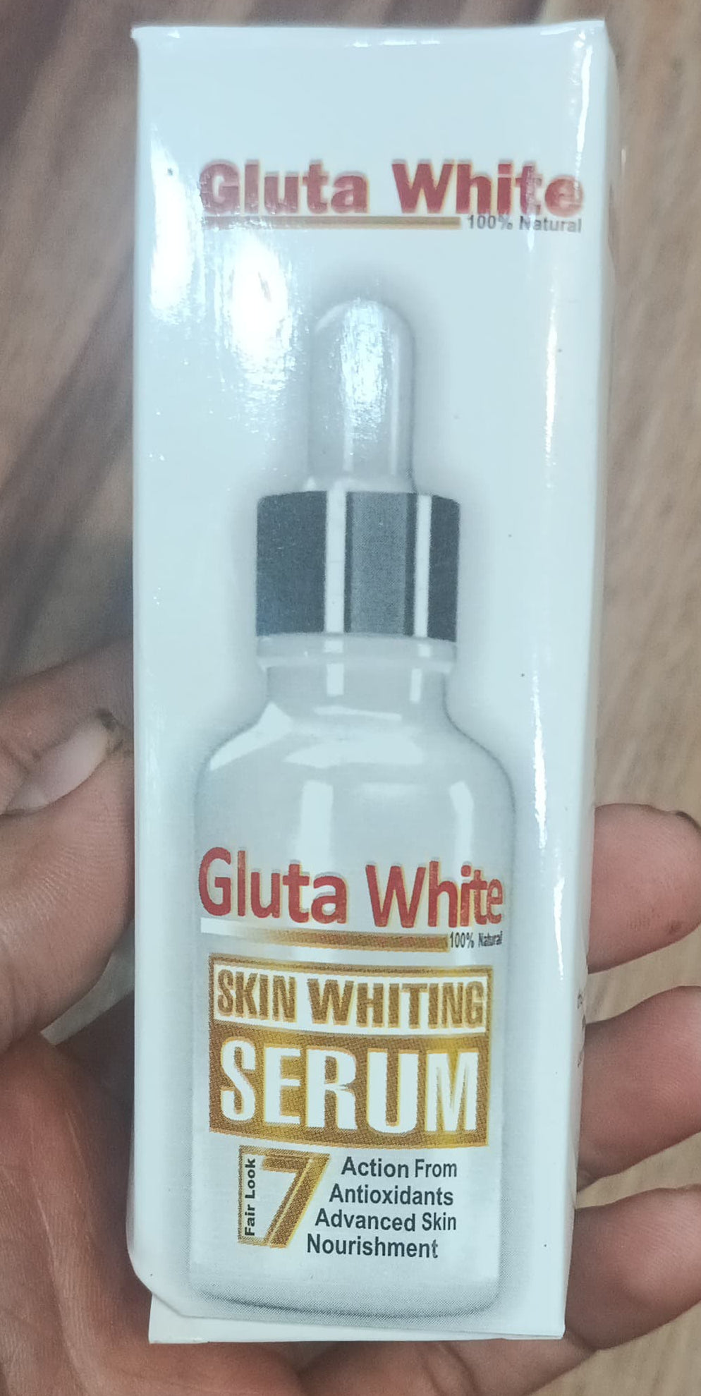 Gluta White Face Glowing Serum | Glutathione-Based Brightening | Hydration &amp; Antioxidant Protection 30 mlÂ 
