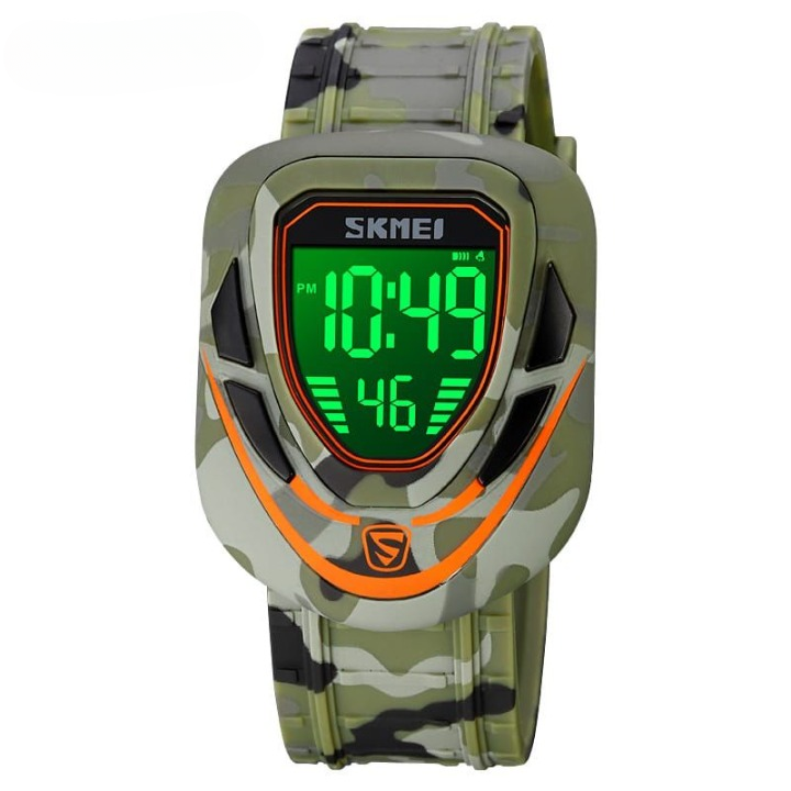 Skmei 1833 Digital Sports Men's Watch with LED Display, Waterproof, Multiple Time Zones, Stopwatch, Alarm, and Backlight for Outdoor, Sports, and Daily Casual Wear -(Without Box) | Smart Watch | Watch | Watch For Boys |
