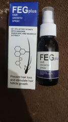 FEG PLUS Beard &amp; Hair Growth Serum Spray Powered by Nature for Visible Results | Best Quality Hair Growth Spray - Hair Serum - 50 ml