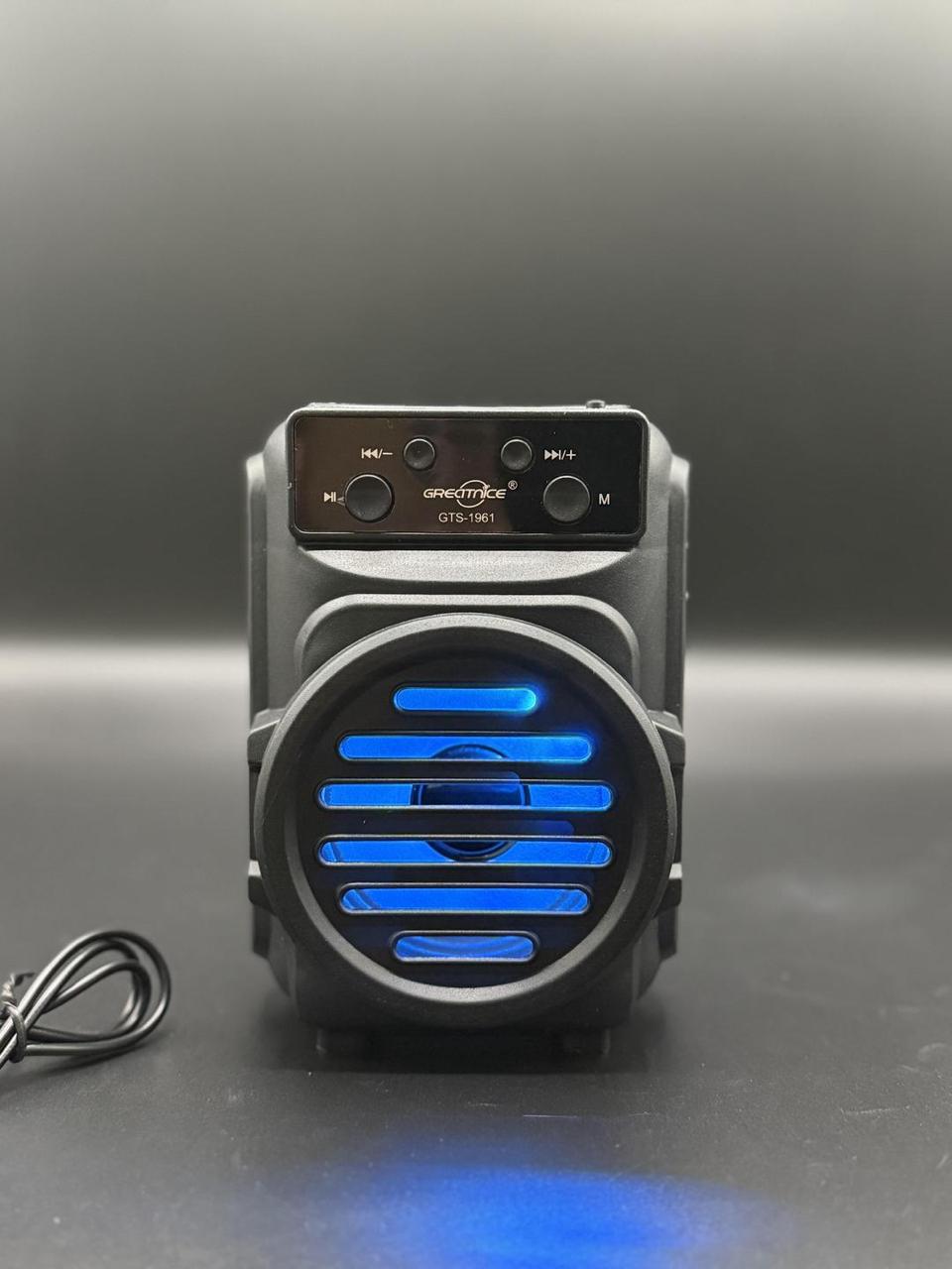 3-inch Bluetooth speaker with RGB lights, USB-TF port, and FM / portable wireless speaker / GTS-1961