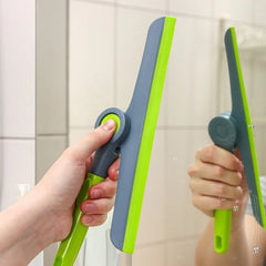 Foldable Wiper with Lock â€“ Multipurpose Window &amp; Mirror Squeegee Tool(random color)