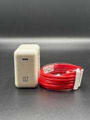 OnePlus 65W Warp Charge Power Adapter with Type-C to Type-C Fast Charging Cable (with box)