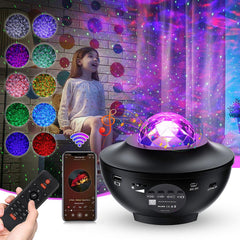 Galaxy Projector Starry Sky Night Lamp with Remote - (IMPORTED)