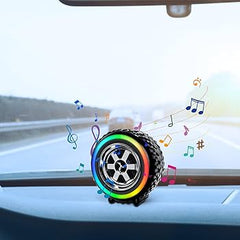 Wheel Shape Bluetooth Speaker | Wireless, Portable, AudioMusic, USB Rechargeable, for Outdoor Events (Random Color)