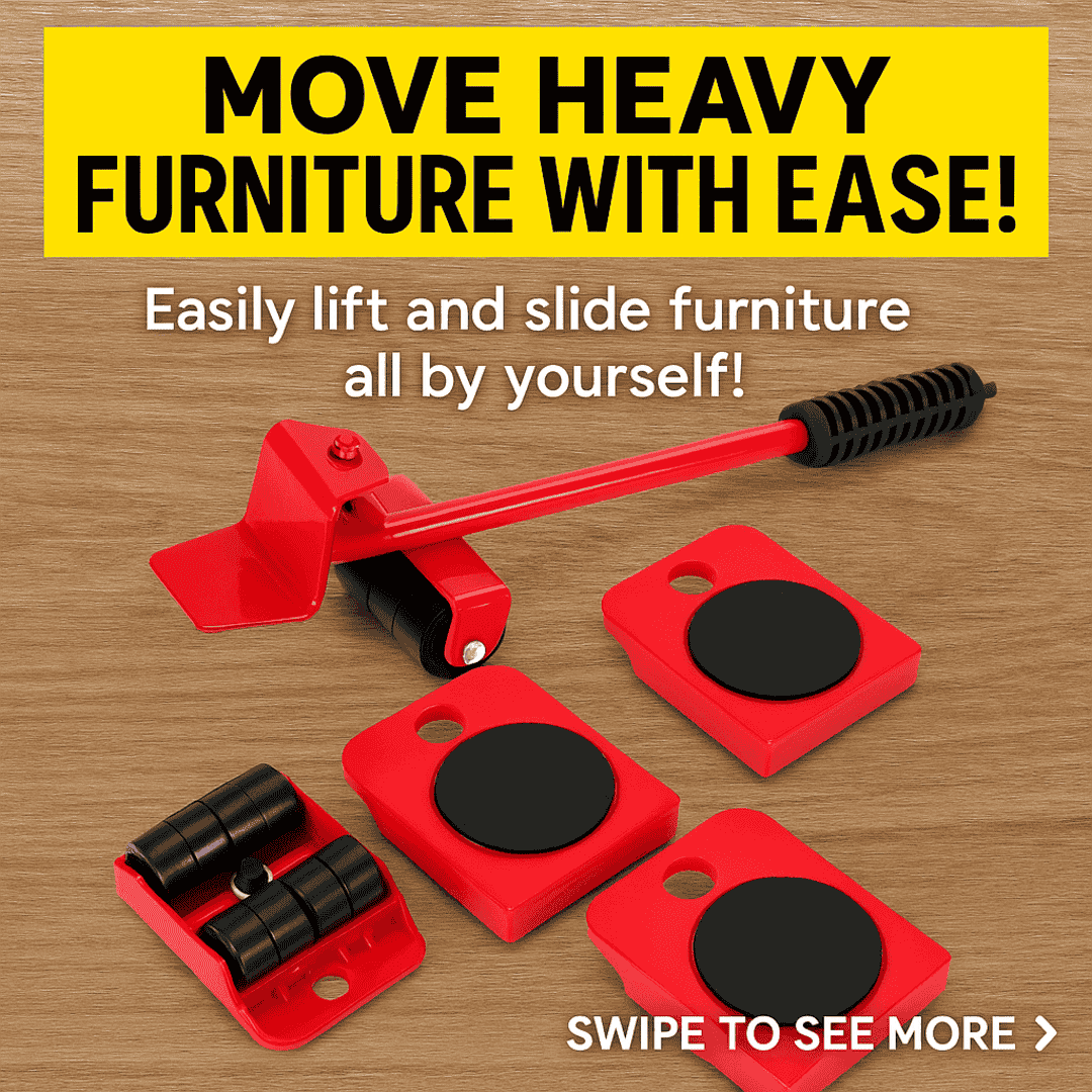 (5-in-1) Heavy Furniture Moving Tool - (Imported)