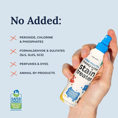 Miss Mouth's Messy Eater Stain Treater Spray - Stain Remover - Newborn &amp; Baby Essentials - No Dry Cleaning Food, Grease, Coffee Off Laundry, Underwear, Fabric - 100ml (For every color)