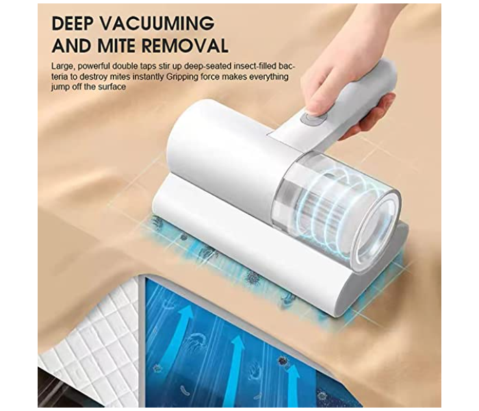 Portable Household Electric Mite Removal | Vacuum Cleaner | Bed Vacuum Cleaner, Mattress Vacuum Cleaner Powerful Suction | Handheld Couch Cleaner Machine Deep Cleaner for Bed Cleaning