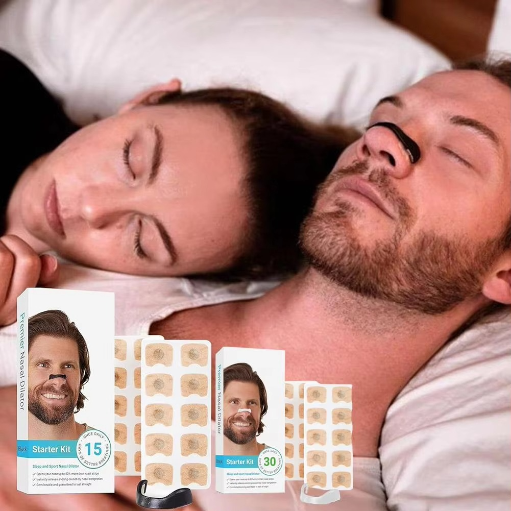 Sleep-co Magnetic Nose Strips â€“ Nasal Dilator Starter Kit Next-Gen Breath In Nasal Strips / Magnetic Nose Clips