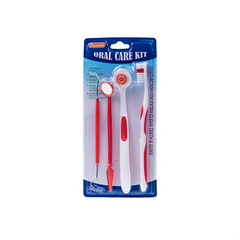 Oral Care Brush Kit 4 in 1 | Best Quality Oral Care Kit 04 PCs - Oral Hygiene Oral Care ( Random Color )