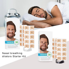 Sleep-co Magnetic Nose Strips â€“ Nasal Dilator Starter Kit Next-Gen Breath In Nasal Strips / Magnetic Nose Clips