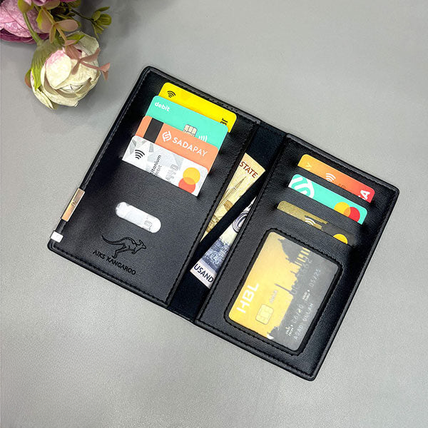 Stylish Slim PU leather Wallet for men - Mobile wallet for men - Compact &amp; Functional (Small)