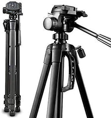WT-3520 Camera/Camcorder 3-Way Panel Ballhead Tripod Professional Stand