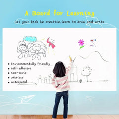 Artisan - Dry Erase Whiteboard Sticker Vinyl Sticker, Self-adhesive &amp; reusable White Board Peel Stick for School,Office,Home,Kids Drawing with 2 erasable markers(good quality )