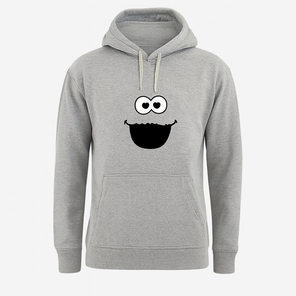New Winter Collection Full Grey Hoodie Emoji Printed For Men And Boys (Medium)