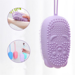 silicone soap bath massage / Bath Body Brush High Quality Silicon Bath Brush (random color)