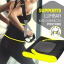 Smart Care Hot Shaper Slimming Adjustable Belt For Both Men And Women fits for all (Yellow)