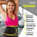 Smart Care Hot Shaper Slimming Adjustable Belt For Both Men And Women fits for all (Yellow)