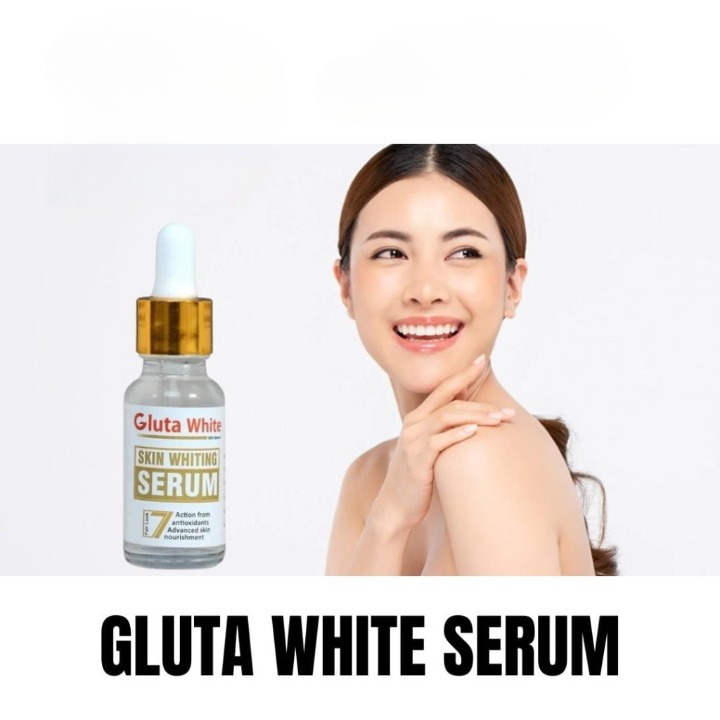 Gluta White Face Glowing Serum | Glutathione-Based Brightening | Hydration &amp; Antioxidant Protection 30 mlÂ 