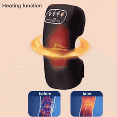 3-in-1 Rechargeable Knee Pain Relief Massager - Heat + Vibration + Support