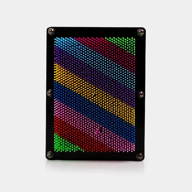 Pinart 3-Dimensional Pin Sculpture 3D Pin Art Impressions Sculpture Play Toy - Pin-art 3D Sculpture - Multi-Color