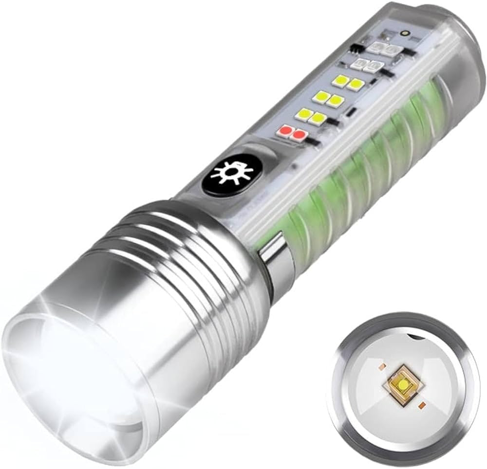 Coba Mini LED Torch Light - Coba CB 1658 â€“ Super Bright Handheld Tactical LightÂ  | Multiple Modes | Zoom-able Electric Flashlight for Camping, Hiking &amp; Cycling ( Random Color )