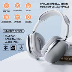 P9 Headphone - Wireless Bluetooth Headphones Adjustable Over-The-Ear Stereo Headset â€“ P9 (Random color)