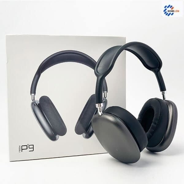 P9 Headphone - Wireless Bluetooth Headphones Adjustable Over-The-Ear Stereo Headset â€“ P9 (Random color)