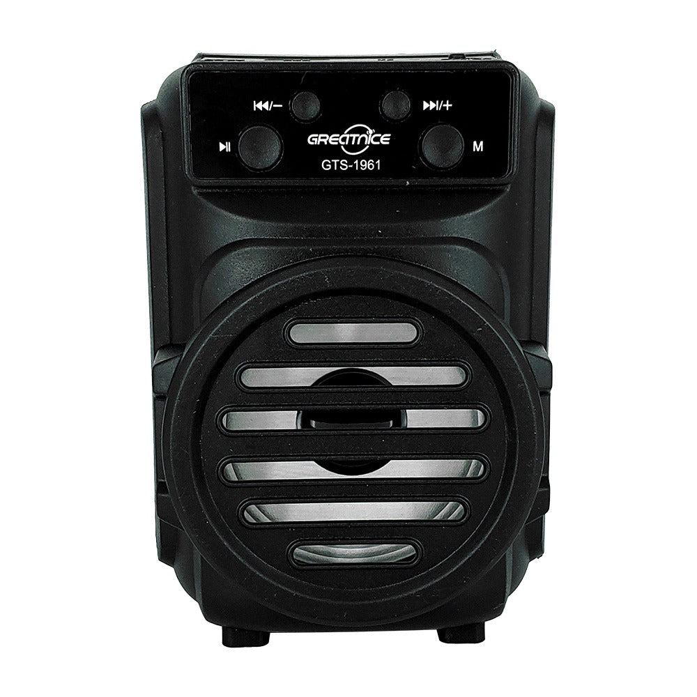 3-inch Bluetooth speaker with RGB lights, USB-TF port, and FM / portable wireless speaker / GTS-1961