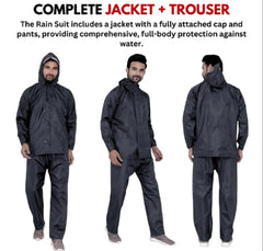Ultimate Rain Protection: Waterproof Jacket &amp; Pant Set - Lightweight &amp; Durable for Outdoor Activities| Rain Coat | Rain Suit |