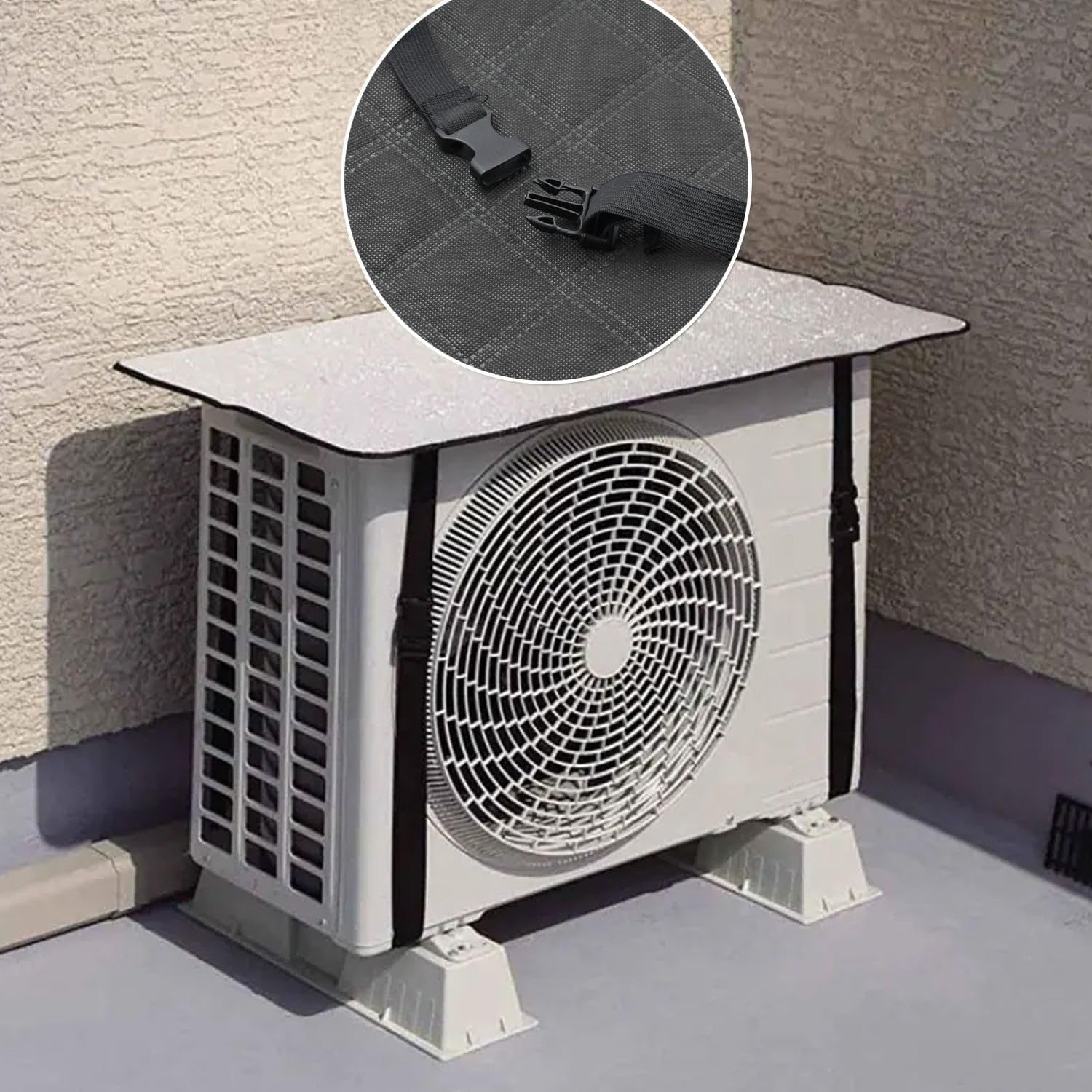Ac Outdoor Unit Protector Heat Insulation Sunlight Shade Protector from Dust &amp; Rain - AC Cover - Ac Outer Cover - Air Conditioner Cover - 36Ã—16