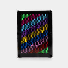 Pinart 3-Dimensional Pin Sculpture 3D Pin Art Impressions Sculpture Play Toy - Pin-art 3D Sculpture - Multi-Color