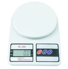 Best Imported Digital Food Kitchen Scale SF-400 With LCD Display | Grams and Ounces for Weight Loss, Baking, Cooking, Keto and Meal Prep, Medium, Stainless Steel weight Machine For Vegetable