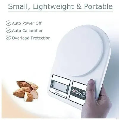 Best Imported Digital Food Kitchen Scale SF-400 With LCD Display | Grams and Ounces for Weight Loss, Baking, Cooking, Keto and Meal Prep, Medium, Stainless Steel weight Machine For Vegetable